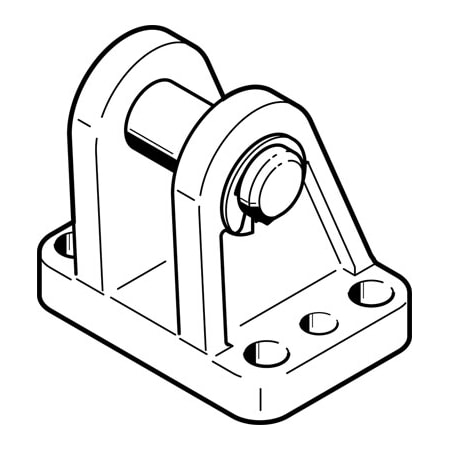 Festo Clevis Foot LBG-125-R3 LBG-125-R3